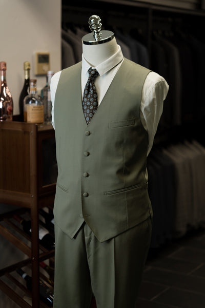 Light Olive Green Luxury Suit