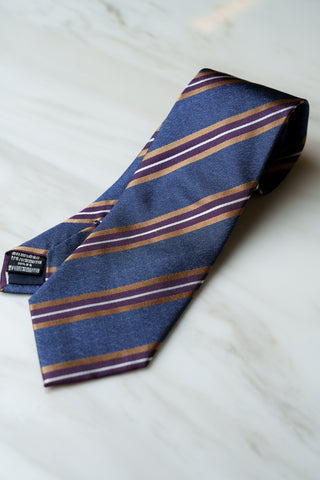 AT188GYYW Grey/Yellow/Red Stripe Tie