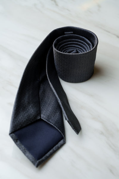 AT176GY Middle Grey Check Tie