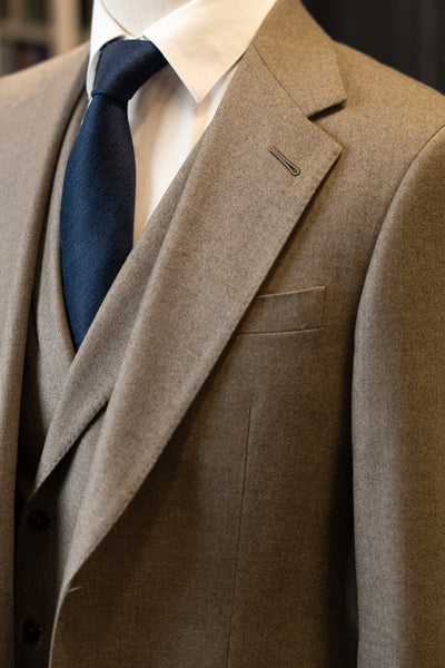 Light Brown Flannel Luxury Suit