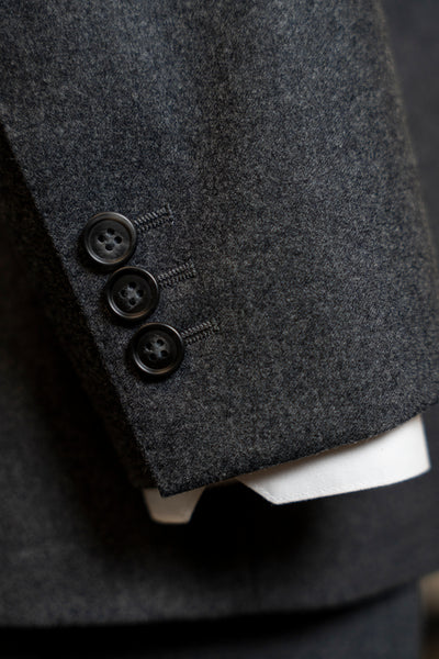 Dark Grey Flannel Luxury Suit