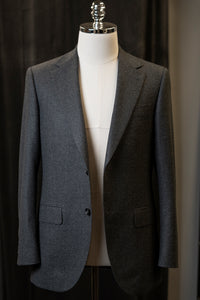 Dark Grey Flannel Jacket