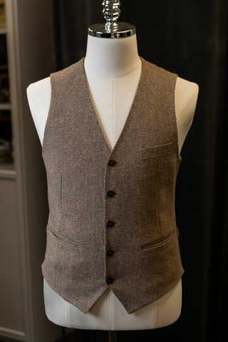 Brown Tweed Waistcoats
