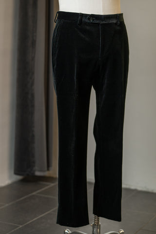 Black Velvet Trousers