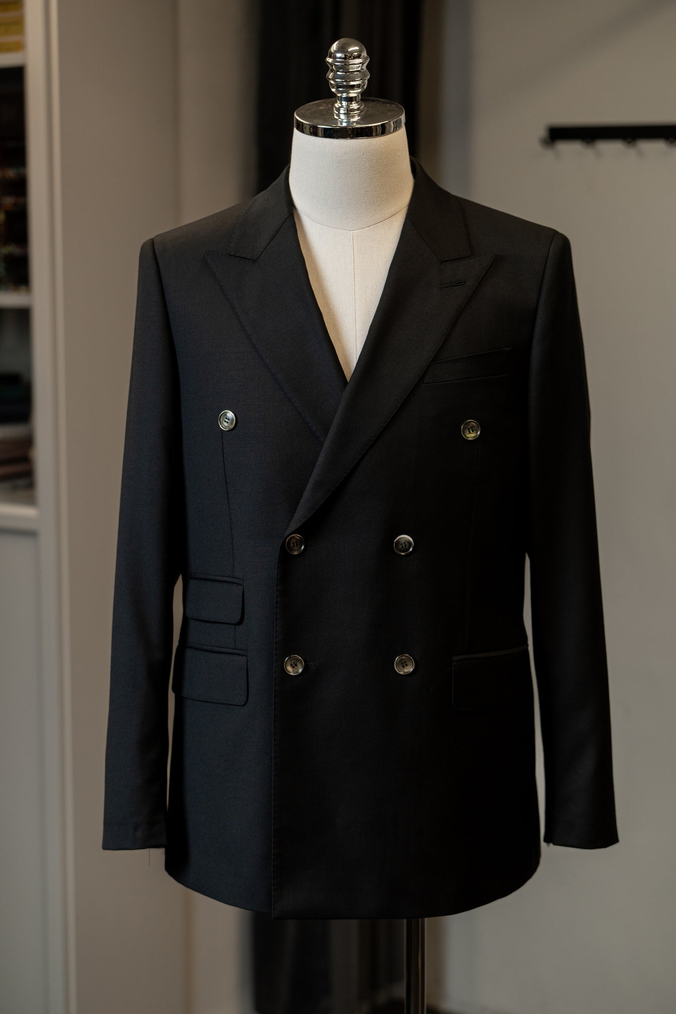 Black Double-Breasted Wedding Jackets