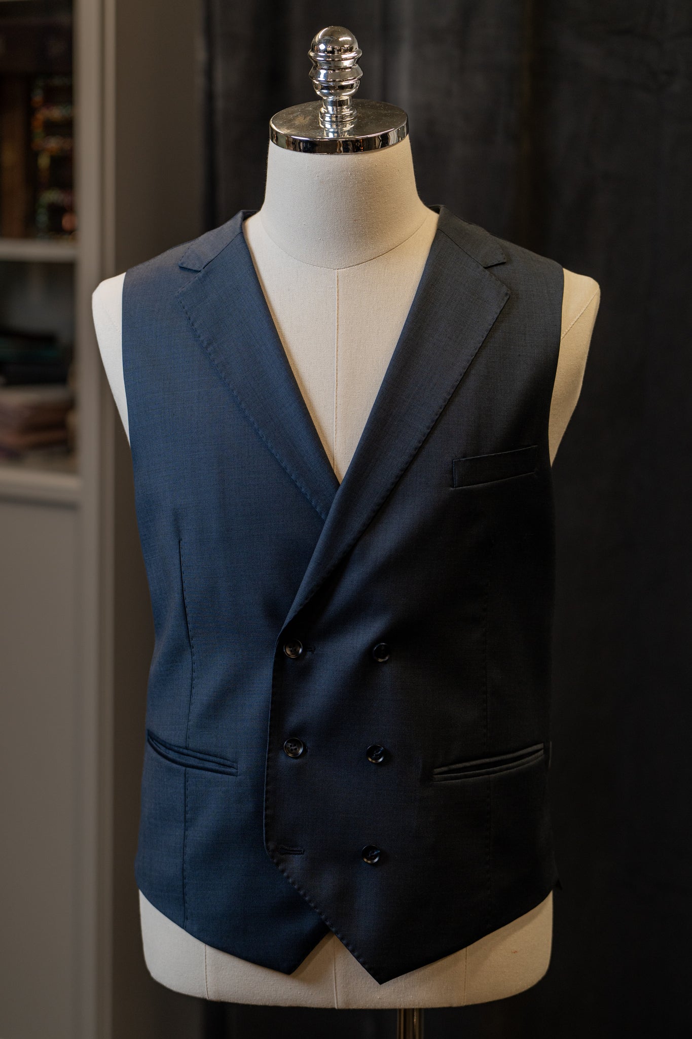 Gray Blue Luxury Waistcoats