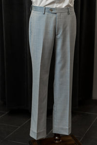 Light Blue Minimal Trousers