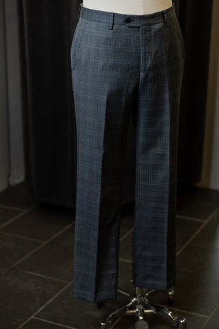 Grey/Blue Checkered Trousers