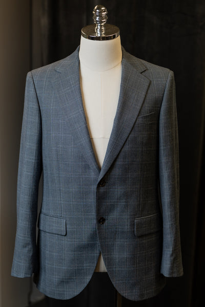 Grey/Blue Checkered Suits