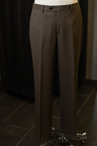 Dark Brown Luxury Trousers