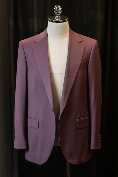 Dark Purple Notch Lapel Luxury Suit