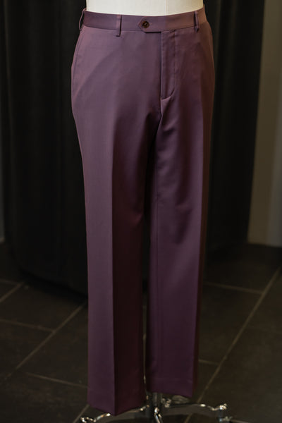 Dark Purple Notch Lapel Luxury Suit