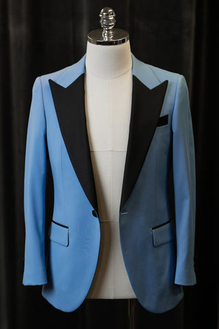 Light Blue Jackets With Peak Lapel