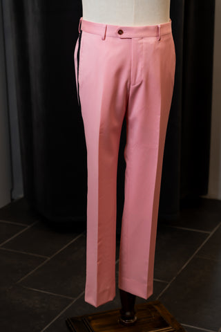 Pink Trousers With Black Side Line
