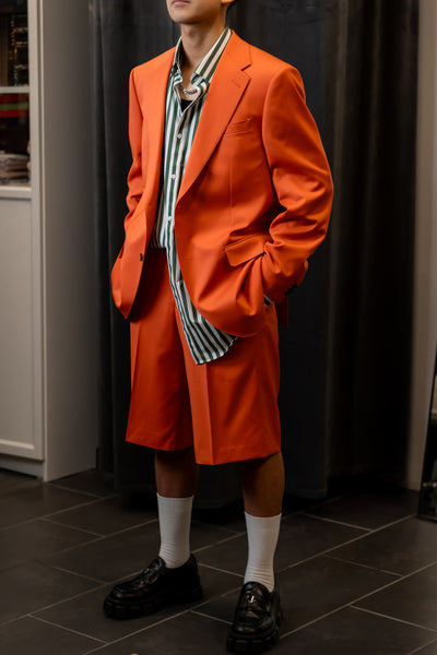 Orange OverSize Suit by Customize