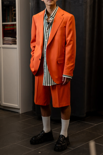 Orange OverSize Suit by Customize