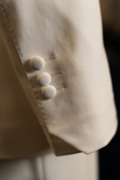 White Tuxedo With Shawl Lapel
