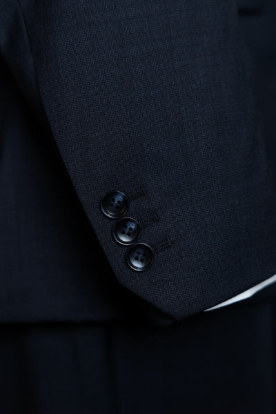 Navy Tuxedo With Satin Shawl / Notch Lapels Suits