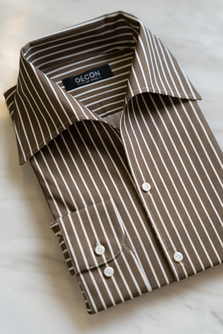 Brown Stripe Shirt