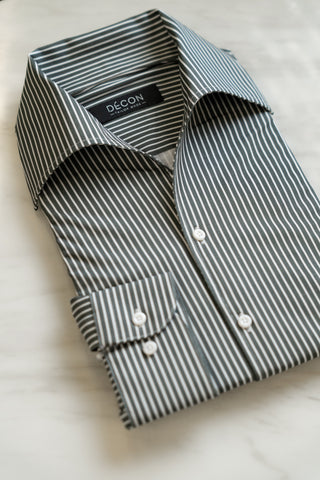 Olive Green Stripe Shirt