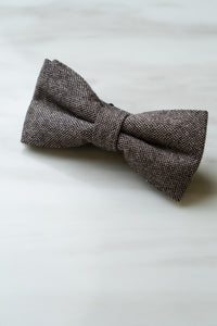 B051BN Brown Tweed Bow Tie