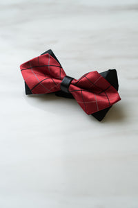 B061RDBK Red/Black Check Bow Tie