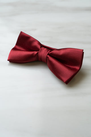 B071RD Red Satin Bow Tie
