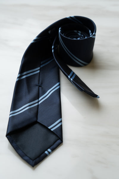 AT002NY Blue Stripe Tie