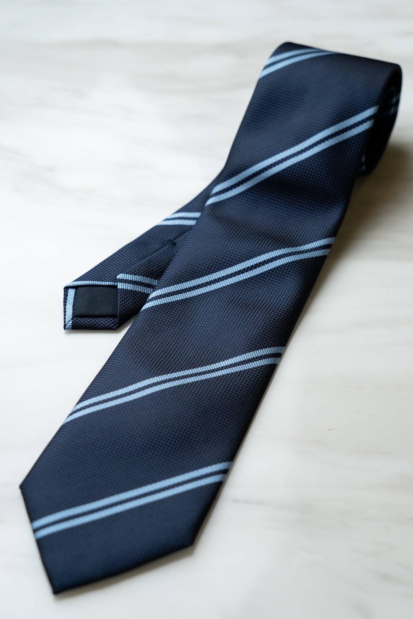 AT002NY Blue Stripe Tie