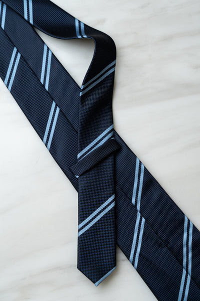 AT002NY Blue Stripe Tie