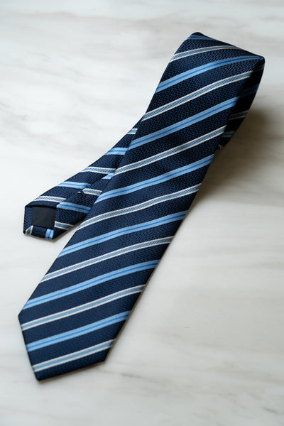AT005NY Blue Stripe Tie