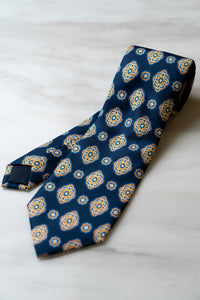 AT013BU Blue Floral Tie
