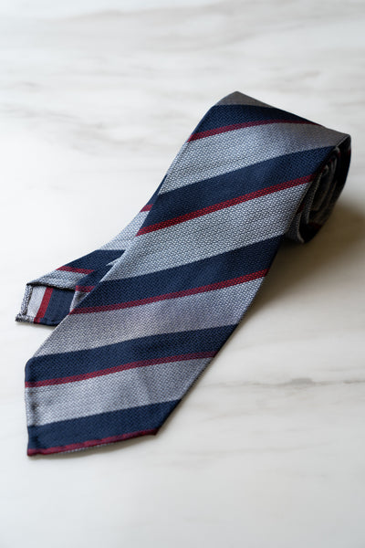 AT096GYBU Grey/Blue Stripe Tie