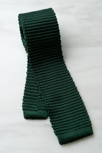 AT114GN Green Knit Tie