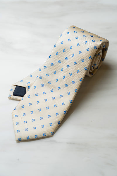 AT117BN Light Brown Dots Tie