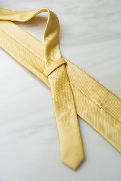 AT121YW Light Yellow Tie