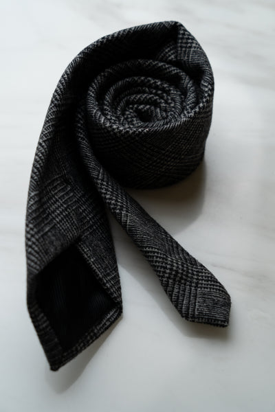 AT127GY Graphite Grey Check Tie