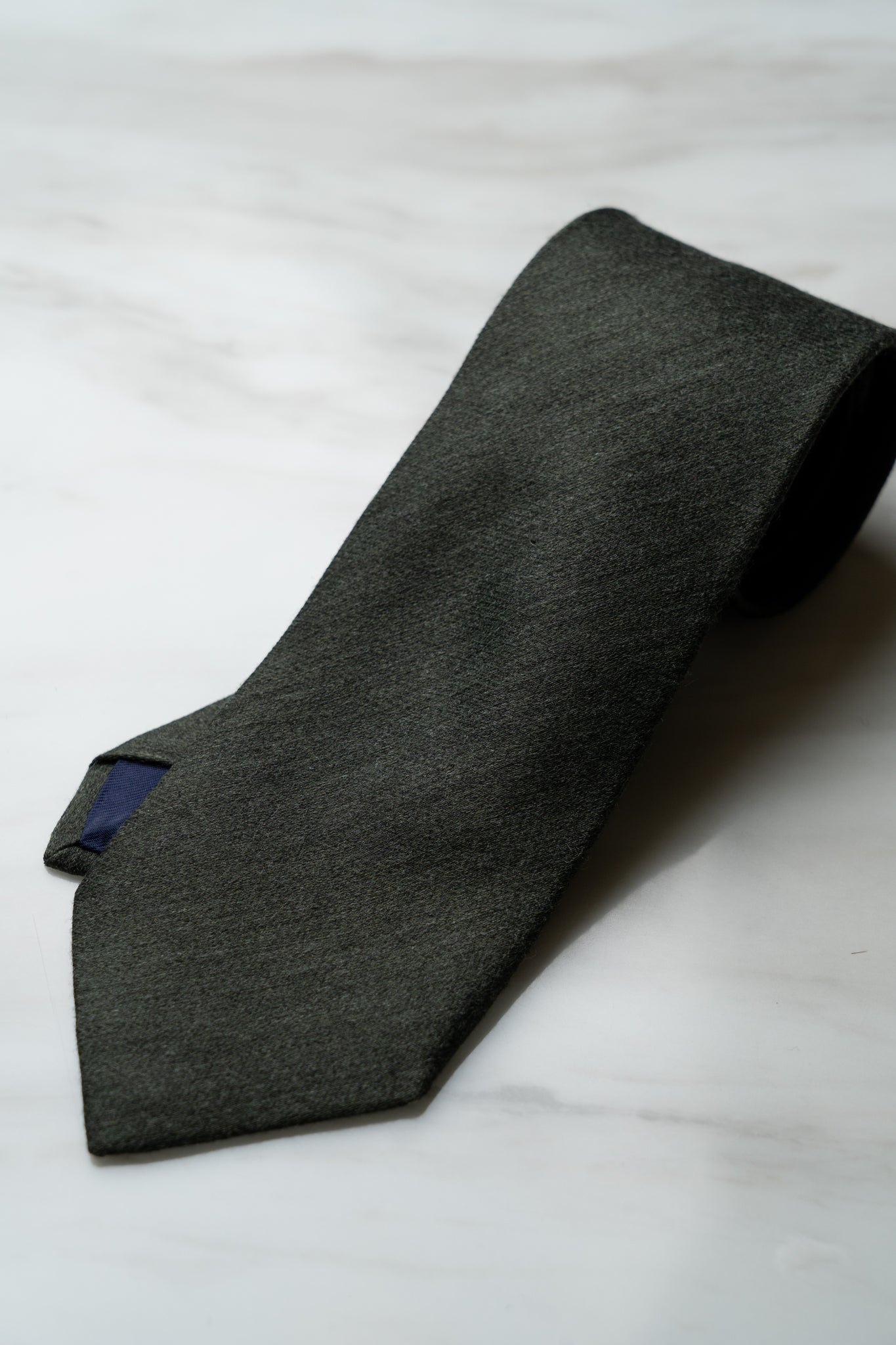AT132GN Moss Green Wool Tie