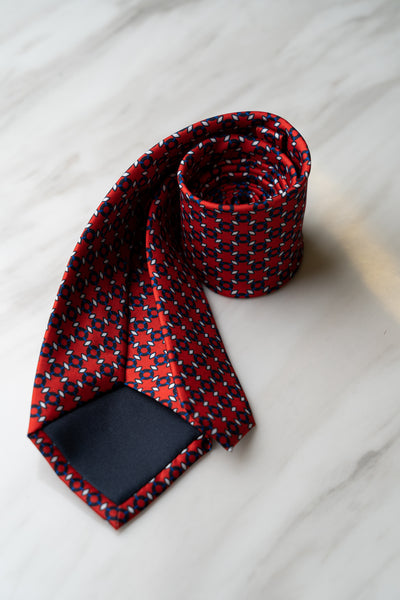 AT148RD Red Floral Tie