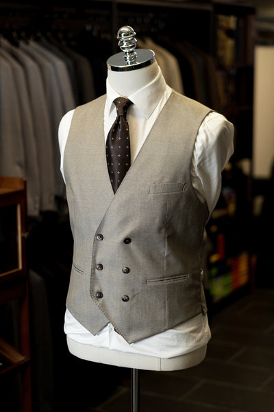 Grey Notch Lapel Suits by Customize