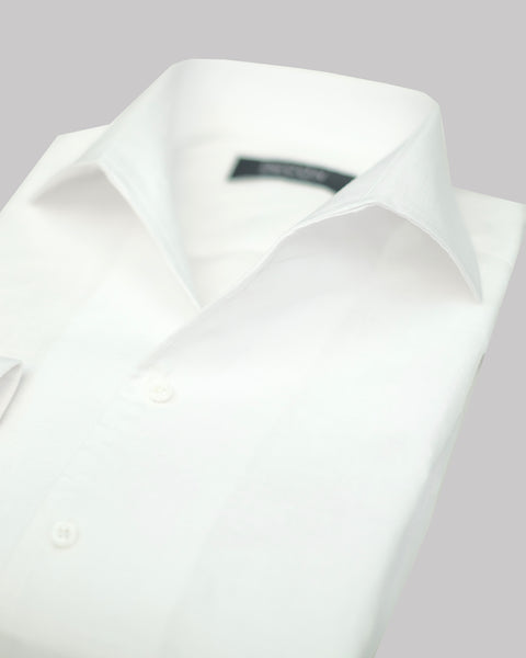 White 100% 60 Lea Linen Shirt